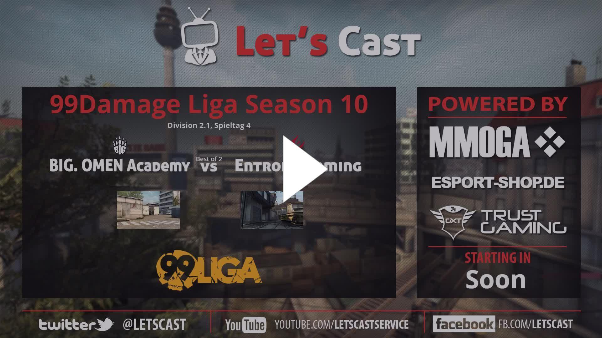 Division Twitch Logo - LetsCast - 99Damage Liga Season 10: BIG. OMEN Academy vs. Entropy ...