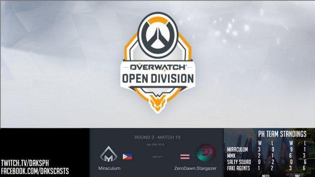 Division Twitch Logo - DaksPH - Miraculum vs ZeroDawn.Stargazer [Overwatch Open Division ...