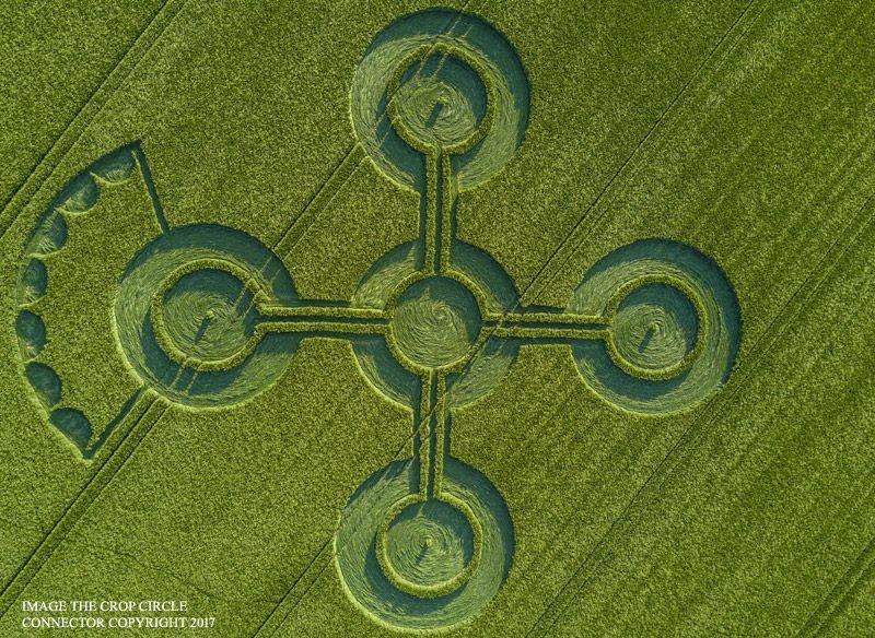 White Horse Circle Logo - Crop Circle at The White Horse, Nr Alton Barnes, Wiltshire. Reported