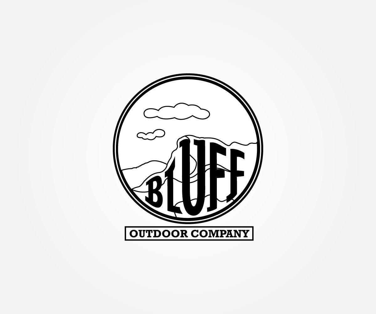 Outdoor Company Logo - Bold, Playful, Clothing Logo Design for BLUFF