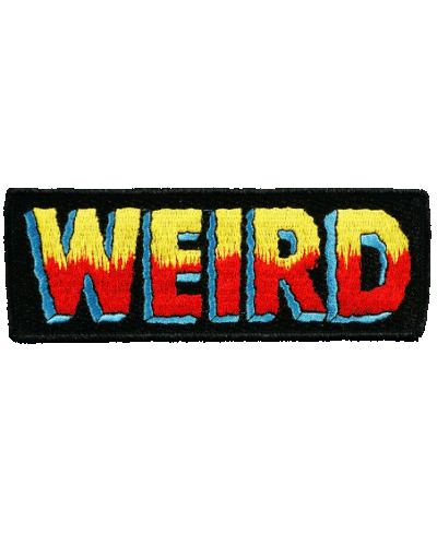 Weird Logo - WEIRD Logo Patch - Glorp Gum