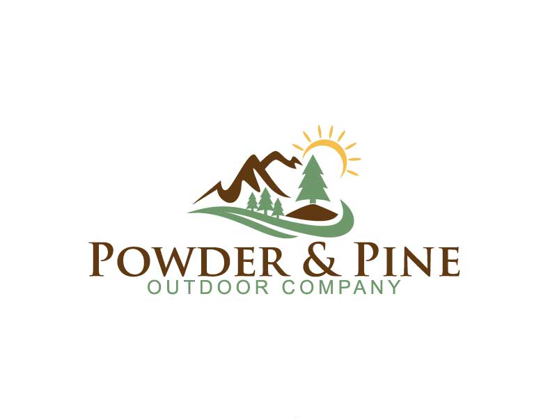 Outdoor Company Logo - Modern, Elegant Logo Design for Powder & Pine Outdoor Company by ...