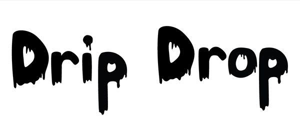 Drip Drop Logo - Drip Drop Alphabet