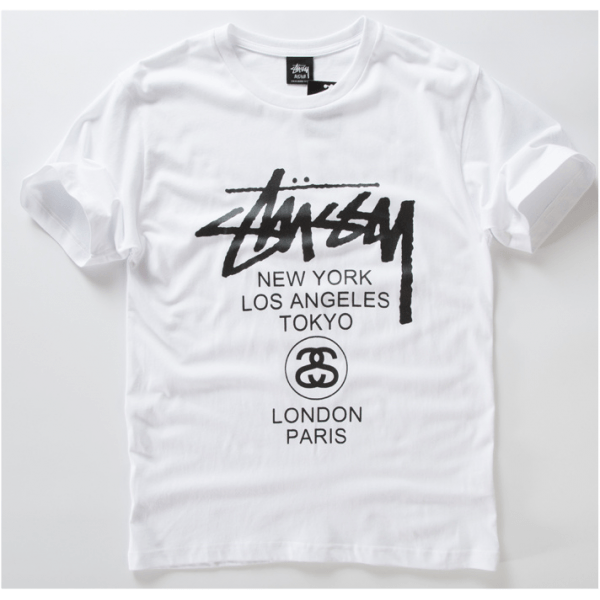 New Stussy Logo - NEW! Stussy Logo World Tour Crewneck T Shirt. Buy STUSSY Online