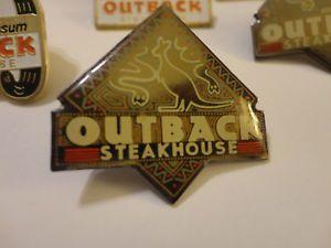 Kangaroo Restaurant Logo - Outback Steakhouse Restaurant Lapel Pin - Kangaroo, Snakes | eBay