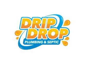 Drip Drop Logo - Drip Drop Plumbing & Septic logo design - 48HoursLogo.com