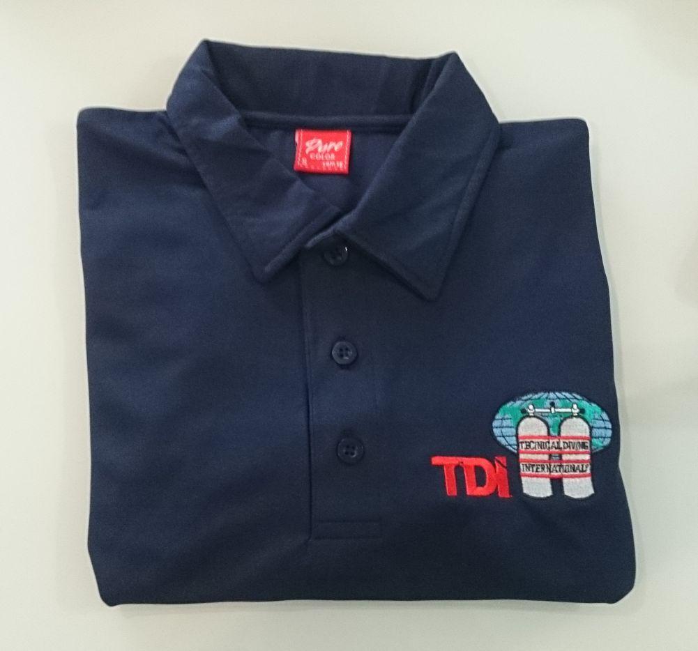 TDI Scuba Logo - TDI Polo Shirt Black Logo – Scuba Diving International | Technical ...