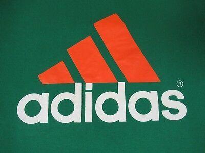 Orange Green Red Stripe Logo - ADIDAS ORANGE 3 Stripe Logo - Green Medium T-Shirt M1441 - $3.99 ...