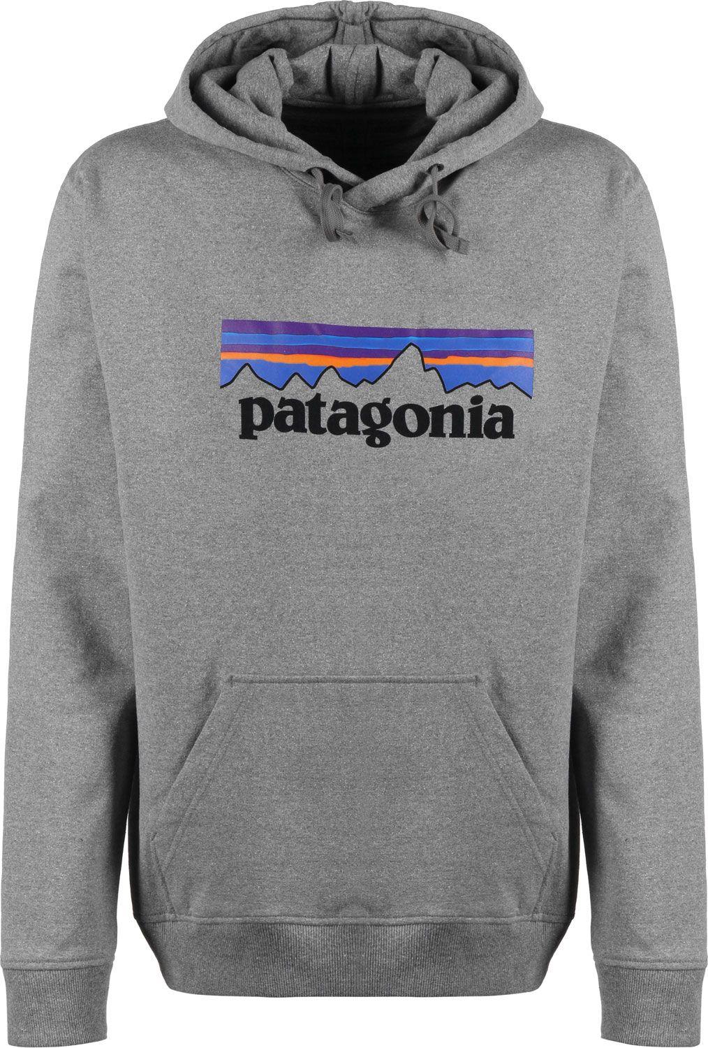 Grey Patagonia Logo - Patagonia P 6 Logo Uprisal Hoodie Grey Heather