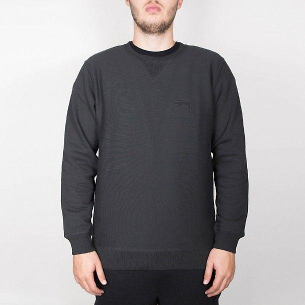 New Stussy Logo - Stussy Stock Logo Crew - Black • stickabush.com