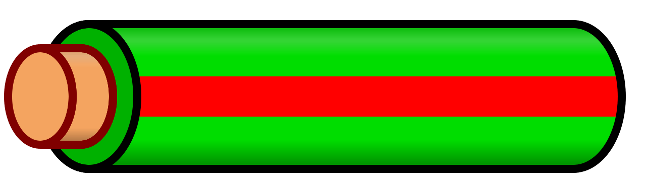 Orange Green Red Stripe Logo - Wire green red stripe.svg