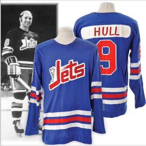 Winnipeg Jets WHA Logo - Bobby Hull WHA Jersey Sells for $122,057