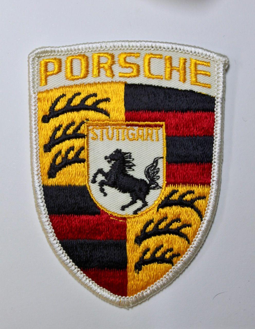 Vintage Porsche Logo - Vintage Porsche logo textile patch (#2) | Vintage Cars