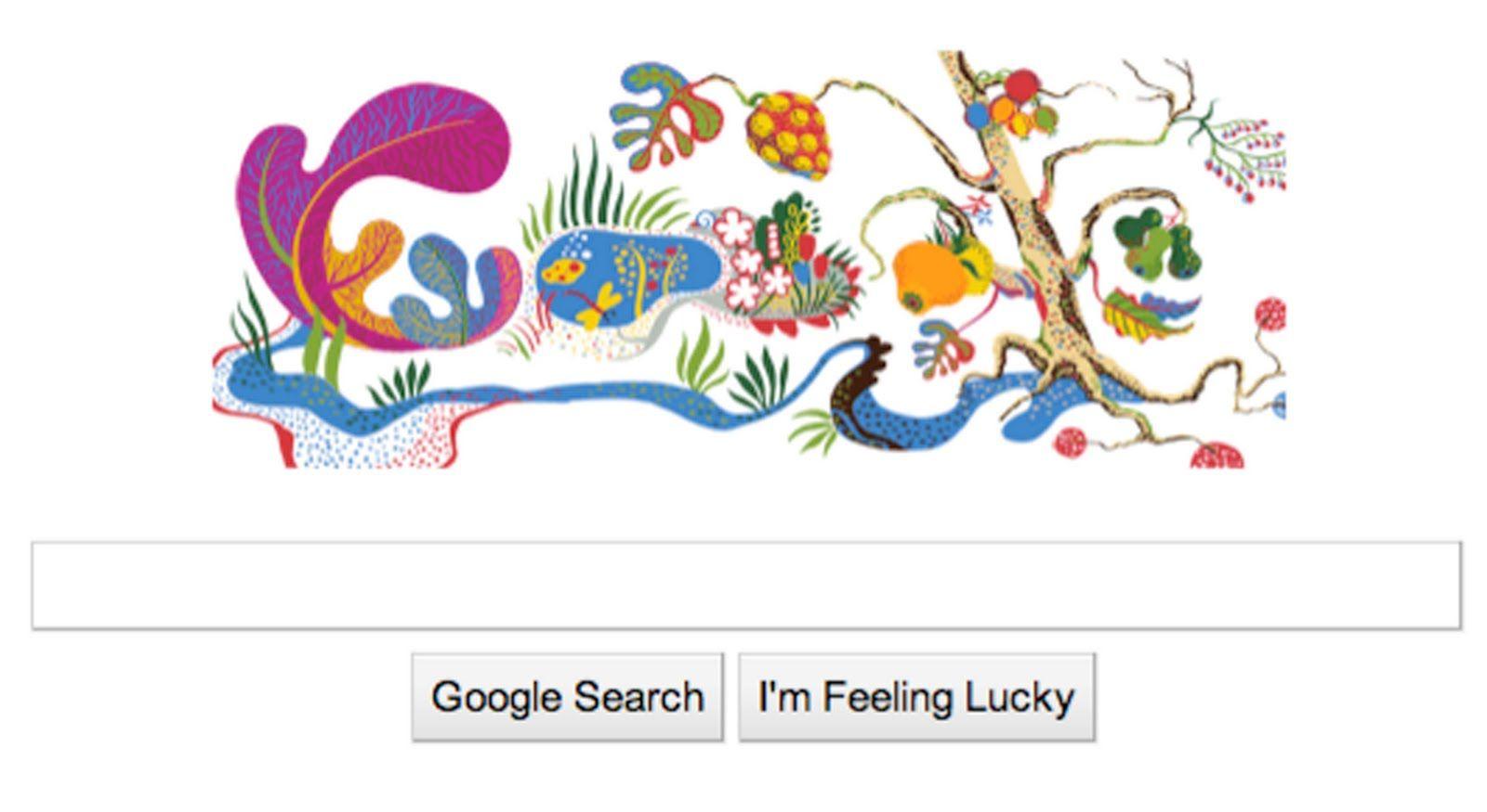 Pretty Google Logo - carly blumberg: Google's Josef Frank Tribute!