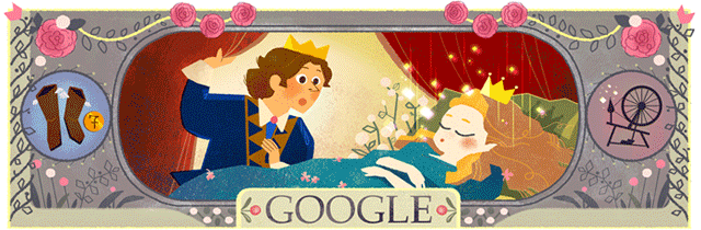 Pretty Google Logo - Google Doodle To Celebrate Charles Perrault's 388th Birthday