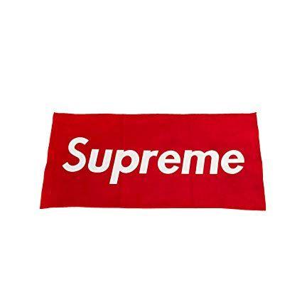 Supreme Red Logo - Amazon.com: Supreme Red Hand Gym Towel White Logo BOGO Hypebeast ...