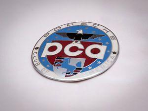 Vintage Porsche Logo - Vintage Porsche PCA Car Club of America Grill Badge Emblem Hood ...