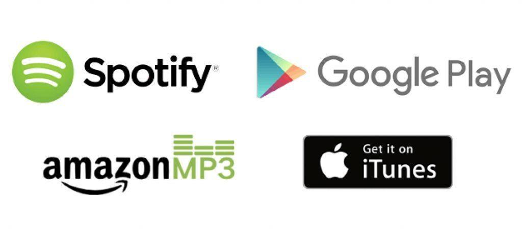 Google Play iTunes Logo - Spotify GooglePlay Amazon ITunes Logos Digital: Sell Your