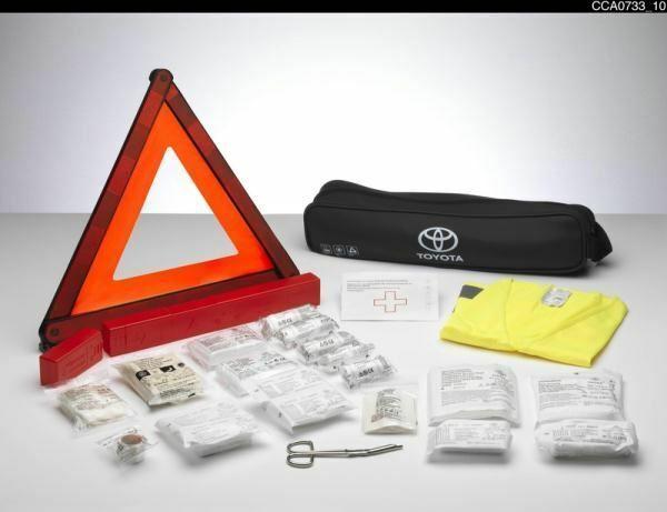 Toyota Triangle Logo - Genuine Toyota Safety Kit Combi Bag Warning Triangle First Aid ...