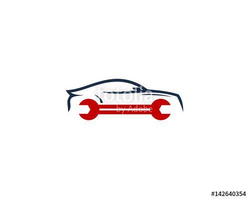 Automotive Garage Logo - Repair Car Garage Icon Logo Design Element Stock image and royalty