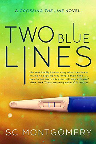 Two Blue Lines Logo - Two Blue Lines (Crossing the Line Book 1) edition