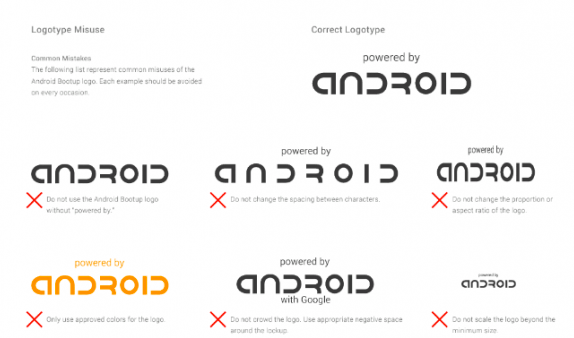 Appropriate Google Logo - Google mandates Android logo on device bootup screens