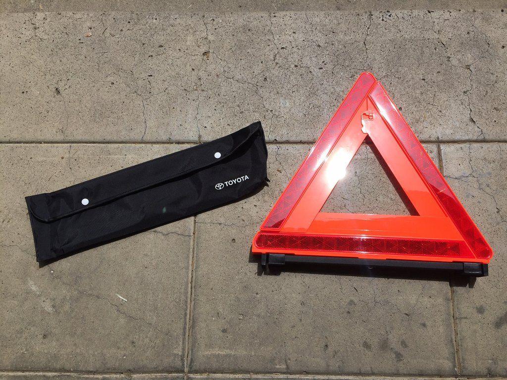 Toyota Triangle Logo - OEM Warning Reflector Triangle Tool for Land Cruiser FJ40 or Any ...