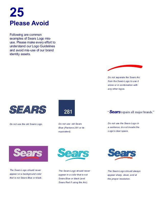 Old Sears Logo - Sears corporate identity