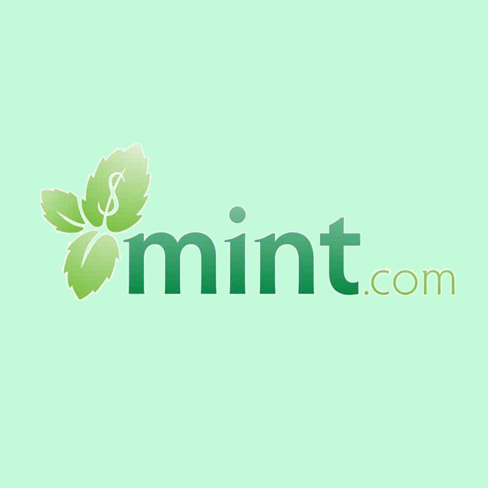 Two Blue Lines Logo - Mint.com