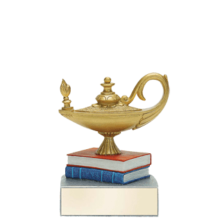 Lamp of Knowledge Logo - Lamp of Knowledge Trophy - 4
