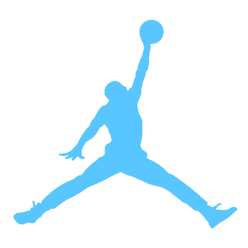 Blue Jordan Logo - Carolina Blue. Carolina Blue Jordan Logo. tarheels.com