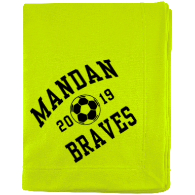 Mandan Braves Logo - Mandan High School Blankets Custom Apparel and Merchandise