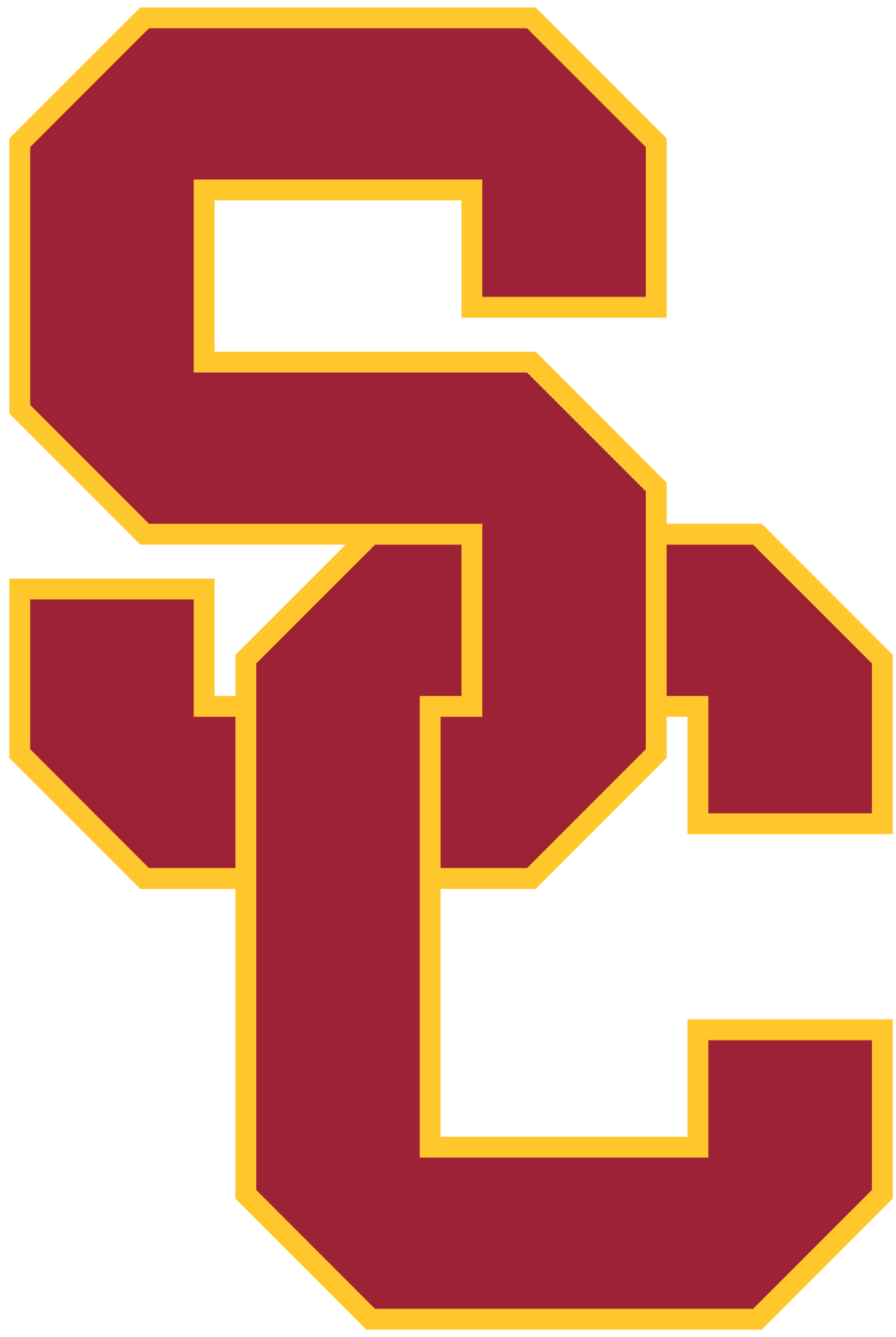 Black And White USC Logo