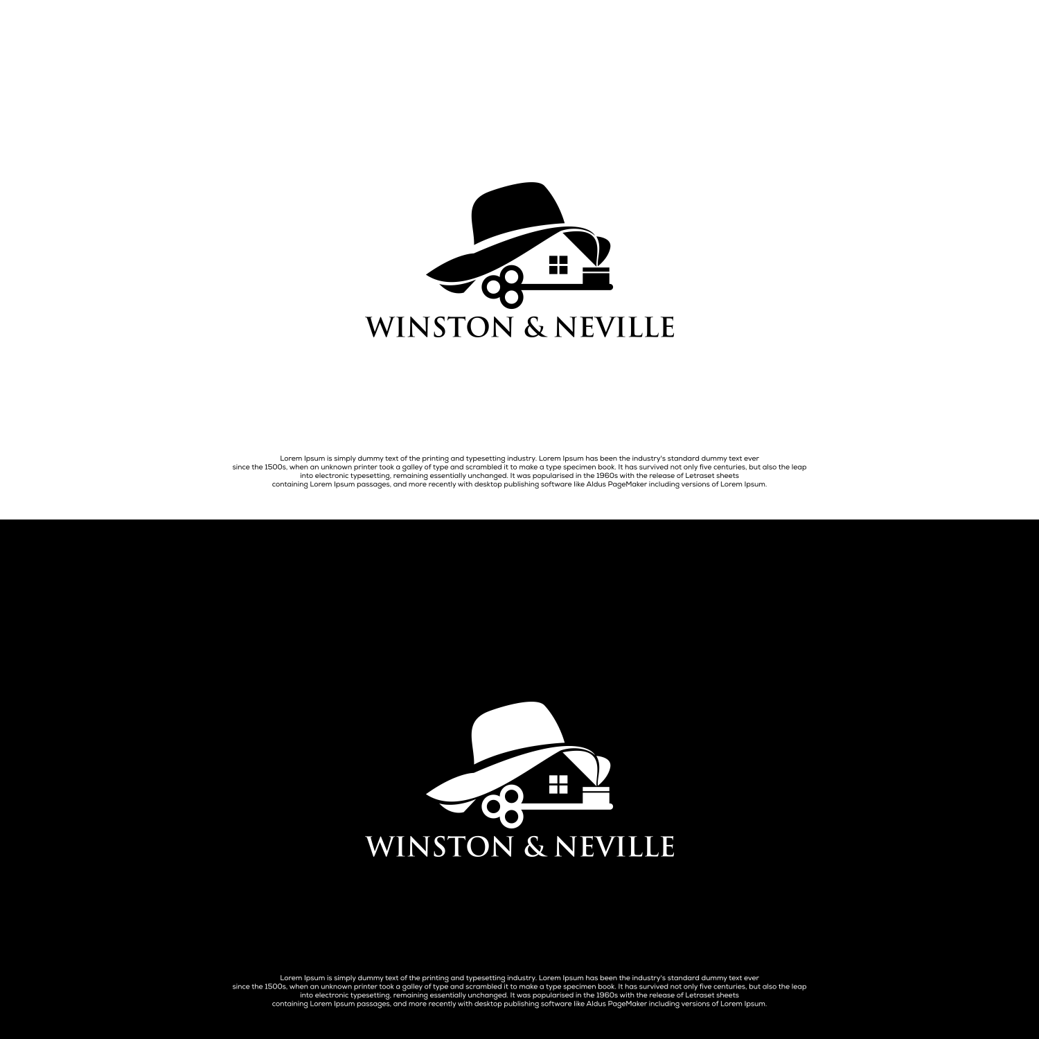 Neville Logo - Upmarket, Playful Logo Design for Winston & Neville by Angel72 ...