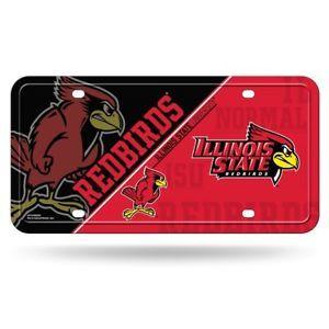 Illinois State Redbirds Logo - Illinois State Redbirds Logo NCAA 12x6 Auto Metal License Plate Tag ...