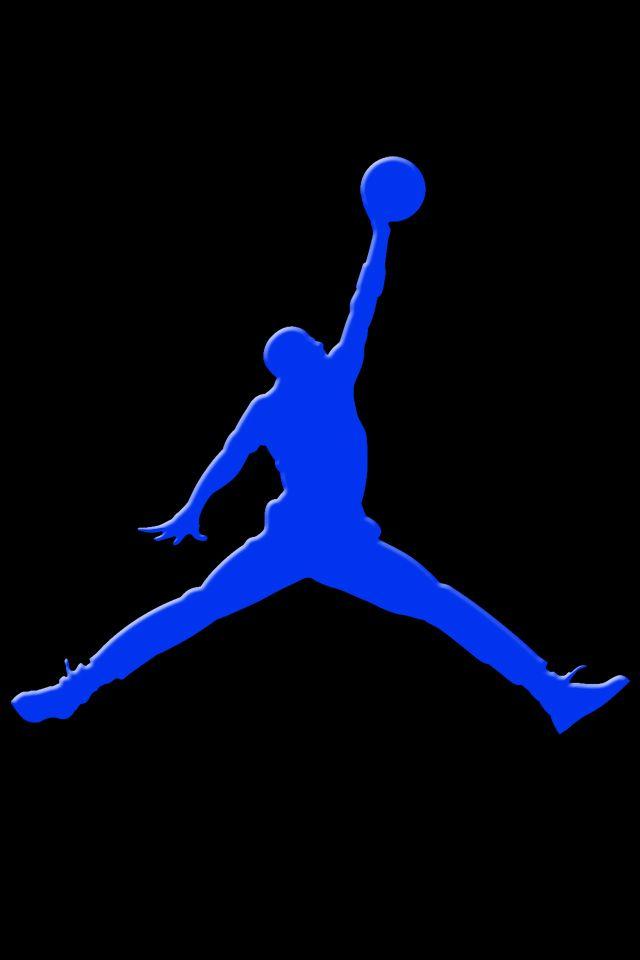 Blue Jordan Logo - Blue Jordan Wallpaper - WallpaperSafari