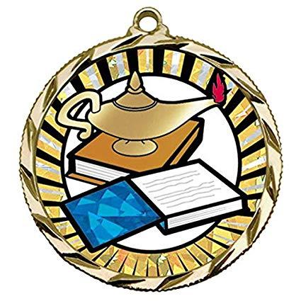 Lamp of Knowledge Logo - Amazon.com: Express Medals Gold 1st Place Lamp of Knowledge Medal ...