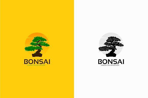 Bonsai Logo - Bonsai Logo Design Template Logo Templates Creative Market