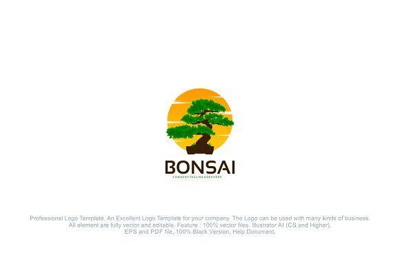 Bonsai Logo - Bonsai Logo Design Template ~ Logo Templates ~ Creative Market