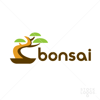 Bonsai Logo - bonsai tree. StockLogos.com - #logo. design ideas