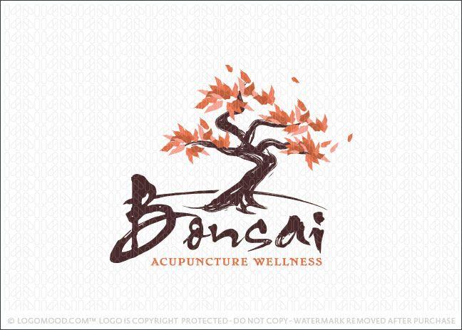 Bonsai Logo - Readymade Logos for Sale Bonsai Tree Acupuncture | Readymade Logos ...