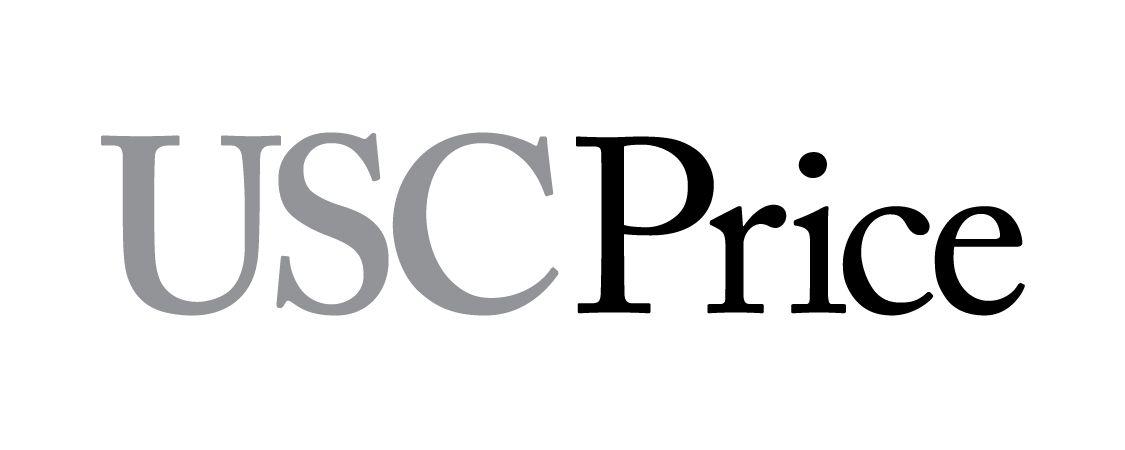 Black and White USC Logo - USC Price School Logos - USC Price