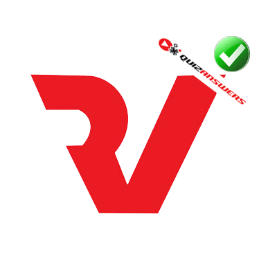 Red RV Logo - Red Letters R V Logo - Logo Vector Online 2019