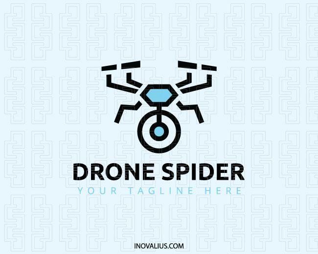 Spider Logo - Drone Spider Logo Design