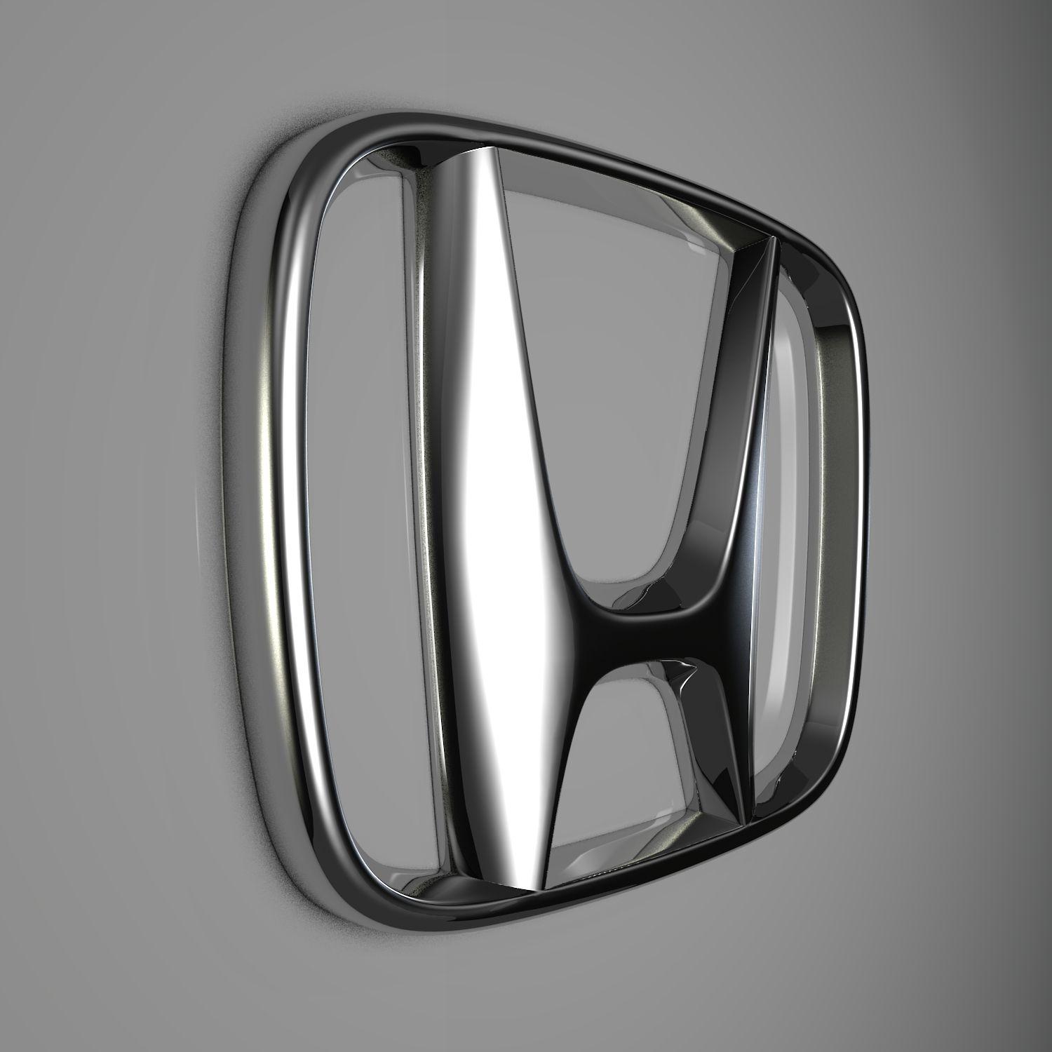 Grey Honda Logo - Honda Logo 3D Model