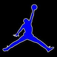 Blue Jordan Logo - air jordan logo blue