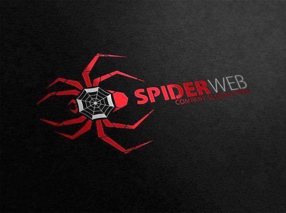 Spider Logo - Spider Web Logo Template ~ Logo Templates ~ Creative Market