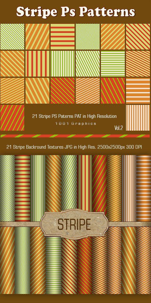 Orange Green Red Stripe Logo - 21 Stripe PS Patterns PAT - vol.2 | Pinterest | Ps, Striped ...
