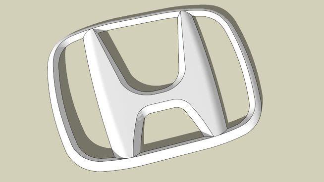 Grey Honda Logo - Honda Logo | 3D Warehouse