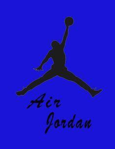 Blue Jordan Logo - Best jordan image. Jordan logo, Michael Jordan, Air jordan